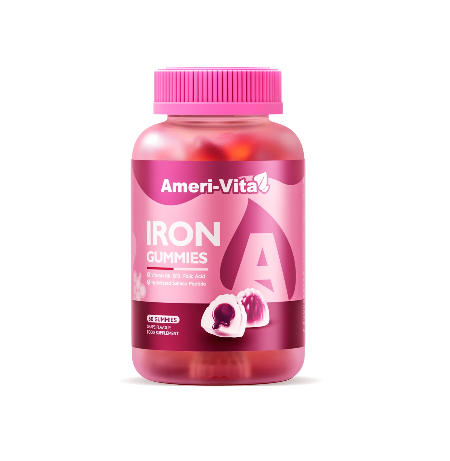 Ameri-Vita Fe+ Gummies x 60 - Daily Iron Supplement