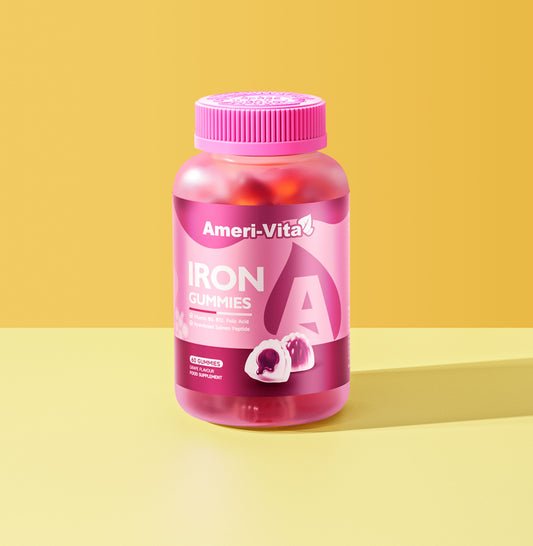 Ameri-Vita Fe+ Gummies x 60 - Daily Iron Supplement